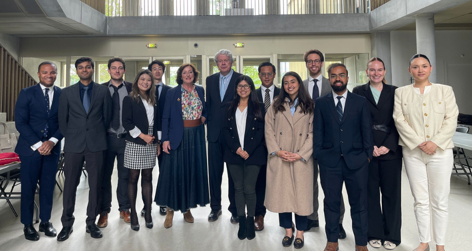 MBA students with the presence of TEC speaker, Mme. Coisne-Roquette, Sonepar Board Chairman and our mentor Thierry Voiriot.