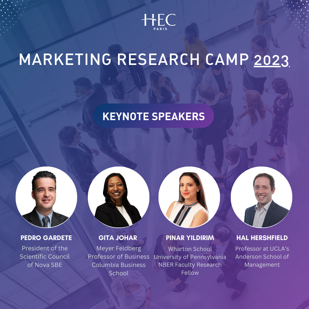 Conference Speaker Visual marketing research camp