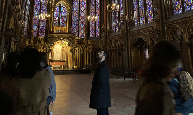 Craig L. Anderson organized a workshop on awe where he invited the participants and guests to start with an early visit of the Sainte Chapelle in Paris, to inspire awe.