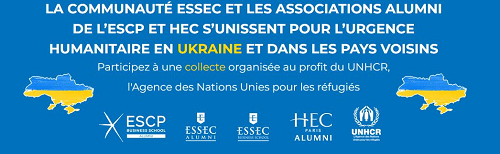 Urgence Ukraine - ESCP Alumni, ESSEC Alumni et HEC Alumni