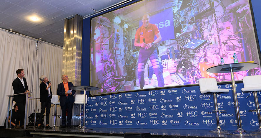 Claudie Haigneré at HEC Paris - Oct. 8, 2019