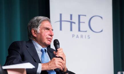 Ratan Tata’s Legacy: Visionary and Responsible Leadership in a Globalized World Remembered at HEC Paris - Ratan Tata's Conference at HEC Paris in 2015