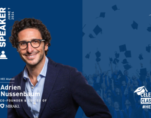 Adrien Nussenbaum (H.01) Commencement speaker - HEC Paris Graduation 2024
