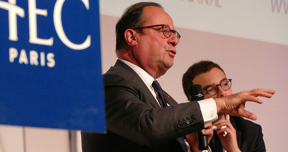 François Hollande - Conférence du 3 déc. 2019 - HEC Paris