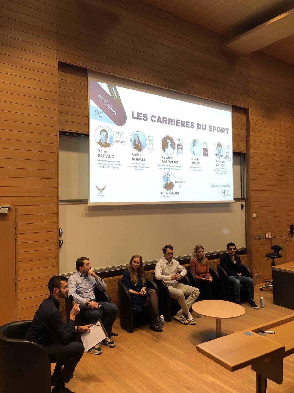 Des experts et managers du sport-business à HEC Paris