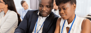 Etudiant africain suivant une formation